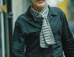 &SONS Scarves-Ansel Grey Scarf