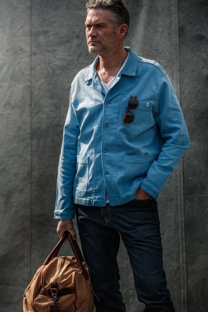 &SONS Jackets & Coats-Blue Bolt Chore Jacket