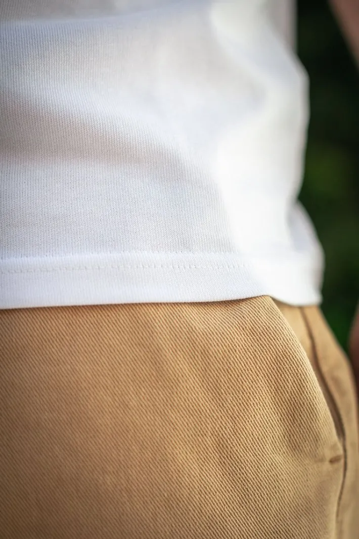 &SONS Tops-Boxer Pocket T-Shirt White