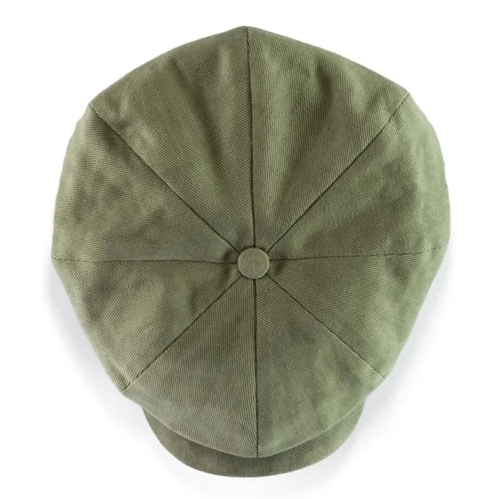 &SONS Knitwear-Jackson Baker Boy Cap - Army Green