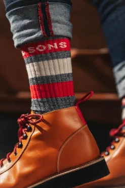 &SONS Footwear-Baseline Socks Grey