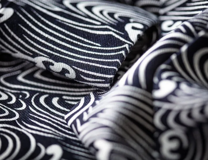 &SONS Scarves-Blue Waves Scarf