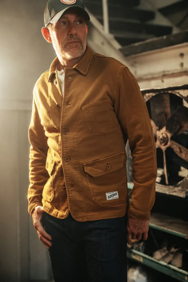 &SONS Jackets & Coats-Carver Jacket Tan