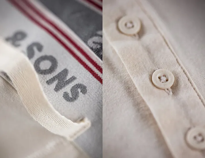&SONS Tops-Essentials Long Johns Raw