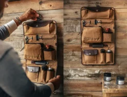 &SONS Essentials-Essentials Toilet Bag Tan