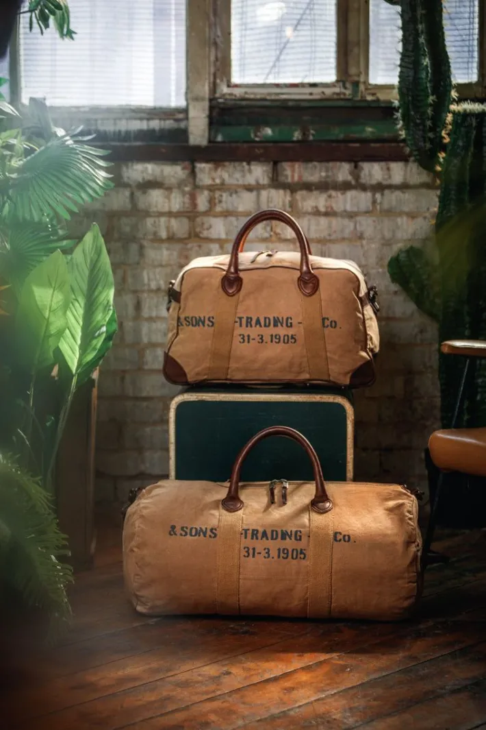 &SONS Leather Goods-Great Escape Bag Tan