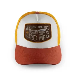 &SONS Headwear-Hardwear Trucker Cap Yellow