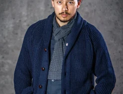 &SONS Scarves-Midnight Black Dot Scarf