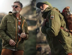 &SONS Jackets & Coats-Noah Cagoule Army Green