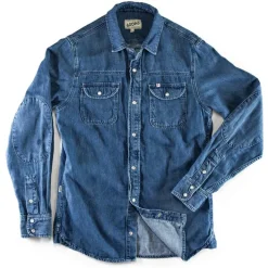 &SONS Tops-Sunday Shirt Light Denim