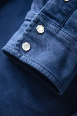 &SONS Tops-Sunday Shirt Utility Navy